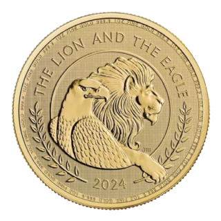 1 oz - Leone inglese e Aquila americana 2024